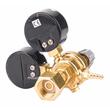 Reductor de presiune cu 2 manometre, ceas regulator Co2 argon dioxid carbon, filet W21.8 x 1/14, presiune 230 bari, Powermat