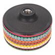 Set 7 discuri diamantate pentru slefuire umeda, dimensiune 100mm, Powermat