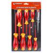 Set surubelnite izolate cu tester de tensiune pentru electricieni, tensiune de functionare 1000 V, 8 piese, Powermat