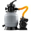 Pompa de filtrare pentru piscina, debit 7900 l/h, 250W, afisaj LCD, supapa cu 7 functii, Powermat