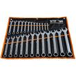 Set chei combinate 6 - 32 mm, 25 piese, husa textila neagra, Powermat