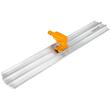 Banda manuala din aluminiu pentru netezirea betonului, 120 x20 cm, lungime 5 metri, cap reglabil, margini rotunjite, Powermat