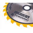 Disc pentru fierastrau circular, 24 dinți vidia, 255 x 30 mm, Powermat