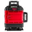 Laser nivel 360°, cu linii incrucisate 4D, verde, distanta 40m, Red Technic