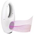 Ventilator vertical cu telecomanda, 60 W, 3 viteze, timer 7.5h, oscilatie, lumina ambientala, LED cu 4 culori, alb, Velano