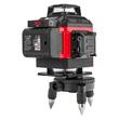 Laser nivel 360°, cu linii incrucisate 4D, verde, distanta 40m, Red Technic