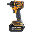 Pistol electric de impact cu acumulator, 21 V, acumulatori 2 x 3Ah, Powermat