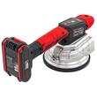 Ventuza vibranta pe acumulator 21V, 2 acumulatori 2Ah, capacitate 100 kg, diametru 150 mm, 9 trepte de viteza, Red Technic
