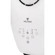 Ventilator vertical cu telecomanda, 60 W, 3 viteze, timer 7.5h, oscilatie, lumina ambientala, LED cu 4 culori, alb, Velano