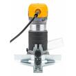 Freza electrica 3 in 1 pentru lemn, oberfreza, 2000 W, 10000-30000 rpm, accesorii pentru frezare verticala, Powermat