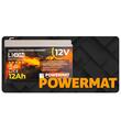 Baterie, acumulator universal Litiu-Ion pentru vermorel, pompa stropit, 12V 12 amperi, Powermat 
