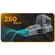 Suflanta pentru frunze cu acumulator, 20V 2Ah, debit aer 250 km/h, acumulator si incarcator incluse, Powermat
