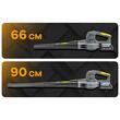Suflanta pentru frunze cu acumulator, 20V 2Ah, debit aer 250 km/h, acumulator si incarcator incluse, Powermat
