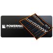 Set chei combinate 6 - 32 mm, 25 piese, husa textila neagra, Powermat