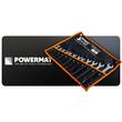 Set chei combinate 6 - 22, 12 piese, cu husa textila, Powermat