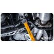 Set chei combinate cu strat anticoroziv, 6-22 mm, otel crom vanadiu, cu husa textila, 12 piese, Powermat