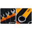 Set chei combinate, 30 piese, 6 - 32 mm, cu invelis antiaderent galben, Powermat
