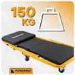 Scaun mobil si targa auto, 2 in 1, din otel si piele artificiala, Powermate