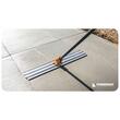 Banda manuala din aluminiu pentru netezirea betonului, 120 x20 cm, lungime 5 metri, cap reglabil, margini rotunjite, Powermat