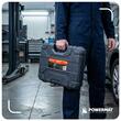 Tester de compresie pentru motoarele Diesel, interval de masura 0-70 bari, adaptoare bujii si injectoare, 19 piese, Powermat