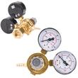 Reductor de presiune cu 2 manometre, ceas regulator Co2 argon dioxid carbon, filet W21.8 x 1/14, presiune 230 bari, Powermat