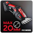 Foarfeca electrica pe acumulator pentru tuns iarba, arbusti, 21 V, Red Technic