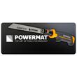Fierastrau manual multifunctional 3 in 1 cu maner ergonomic pentru lemn metal, gips, carton, lungime 310 mm, 3 lame incluse, Powermat 