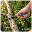 Fierastrau manual multifunctional 3 in 1 cu maner ergonomic pentru lemn metal, gips, carton, lungime 310 mm, 3 lame incluse, Powermat 