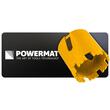 Carota diamantata segmentata pentru beton, 83 mm, filet M14, gaurire uscata, Powermat