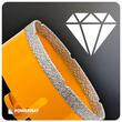 Carota diamantata pentru gresie, granit, ceramica, utilizare umeda/uscata, prindere M14, diametru 100 mm, Powermat