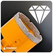 Carota diamantata pentru piatra, ceramica si granit, 60 mm, prindere M14, Powermat