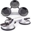 Ventuza pentru extragere, fixare geam, sticla, tabla, 3 ventuze, capacitate 150 kg, 120 mm, Powermat