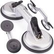 Ventuza pentru extragere, fixare geam, sticla, tabla, 2 ventuze, capacitate 100 kg, 120 mm, Powermat