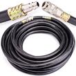 Furtun pneumatic pentru aer comprimat, compresor, 10 metri, 10x17mm, 20 bari, cu cuplaje rapide incluse, Powermat