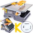 Masina electrica de taiat gresie, placi ceramice, faianta, cu apa, 1800 W, disc 180 mm, taiere la unghi, Powermat