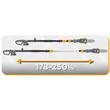 Fierastrau telescopic electric cu acumulator, 20V, 2Ah, lungime reglabila 172 x 240 cm, lungime ghidaj, 5m/s, Powermat