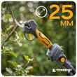 Setul scule multifunctional pentru gradinarit 3 în 1, minifierastrau cu lant pe acumulator, foarfeca electrica pentru crengi, brat telescopic reglabil, Powermat