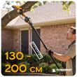 Setul scule multifunctional pentru gradinarit 3 în 1, minifierastrau cu lant pe acumulator, foarfeca electrica pentru crengi, brat telescopic reglabil, Powermat