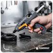Pistol electric pentru lipit cu batoane adeziv, putere 100 W, incalzire rapida, 220°C, 7 mm x 15 cm, 60 adeziv inclusi, Powermat