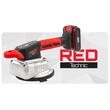 Ventuza vibranta pe acumulator 21V, 2 acumulatori 2Ah, capacitate 100 kg, diametru 150 mm, 9 trepte de viteza, Red Technic