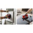 Ventuza cu acumulator si pompa de vid automata pentru sticla, faianta, gresie, diametru 200 mm, capacitate ridicare 260 kg, afișaj LCD, Red Technic