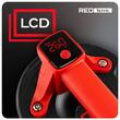 Ventuza cu acumulator si pompa de vid automata pentru sticla, faianta, gresie, diametru 200 mm, capacitate ridicare 260 kg, afișaj LCD, Red Technic