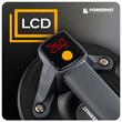 Ventuza cu acumulator si pompa de vid automata pentru sticla, faianta, gresie, diametru 200 mm, capacitate ridicare 260 kg, afișaj LCD, Powermat