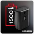 Ventuza cu acumulator si pompa de vid automata pentru sticla, faianta, gresie, diametru 200 mm, capacitate ridicare 260 kg, afișaj LCD, Red Technic