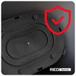Ventuza cu acumulator si pompa de vid automata pentru sticla, faianta, gresie, diametru 200 mm, capacitate ridicare 260 kg, afișaj LCD, Red Technic