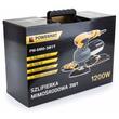 Slefuitor multifunctional 3 in 1, excentric, orbital, diametru 125 mm, 3 talpi interschimbabile, Powermat