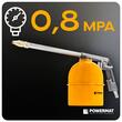 Pistol pneumatic pentru degresare si pulverizare ulei, debit 130 l/min, capacitate rezervor 0.85 litri, duza 210 mm, Powermat