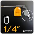 Pistol pneumatic pentru degresare si pulverizare ulei, debit 130 l/min, capacitate rezervor 0.85 litri, duza 210 mm, Powermat