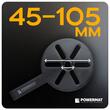 Trusa extractor pentru rulmenti cu bile, interval de lucru 45-105 mm, 32 piese, Powermat