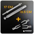 Set prese extractoare pentru pivoti, rotule, capete de bara directie auto, articulatii sferice, 16,40 x 23,50 x 26,60 mm, Powermate